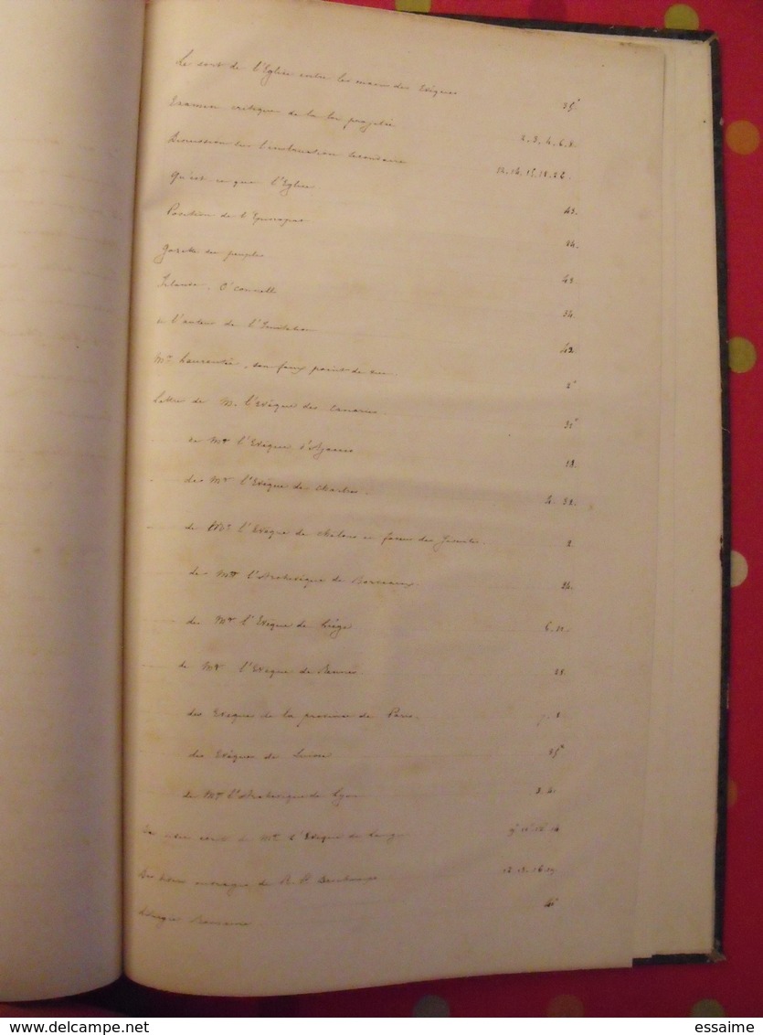 la liberté comme en Belgique. reliure des 43 premiers numéros. 1844. recueil. hebdomadaire. droits civils, charte