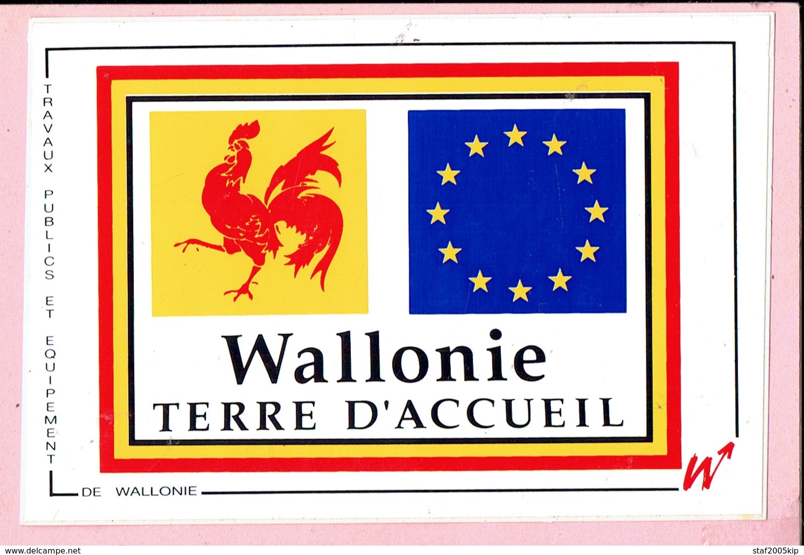 Sticker - Wallonie Terre D'Accueil - Autocollants