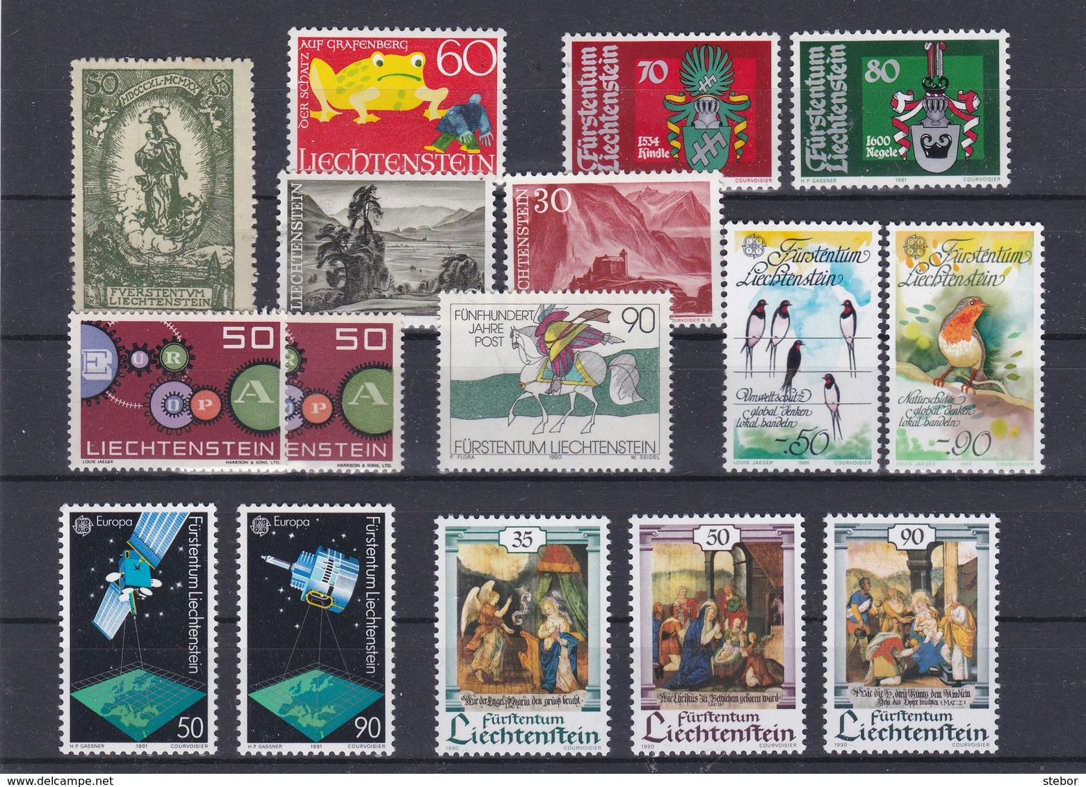 Liechtenstein Kleine Verzameling **, Zeer Mooi Lot K1072 - Collezioni (senza Album)