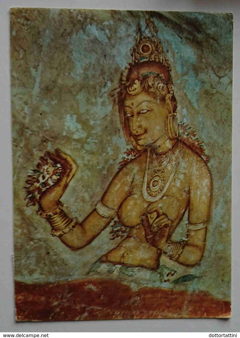 FRESCO AT SIGIRIYA - 5th Century -  SRI LANKA -  Vg - Sri Lanka (Ceylon)