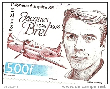 1022  Jacques Brel  (734) - Oblitérés