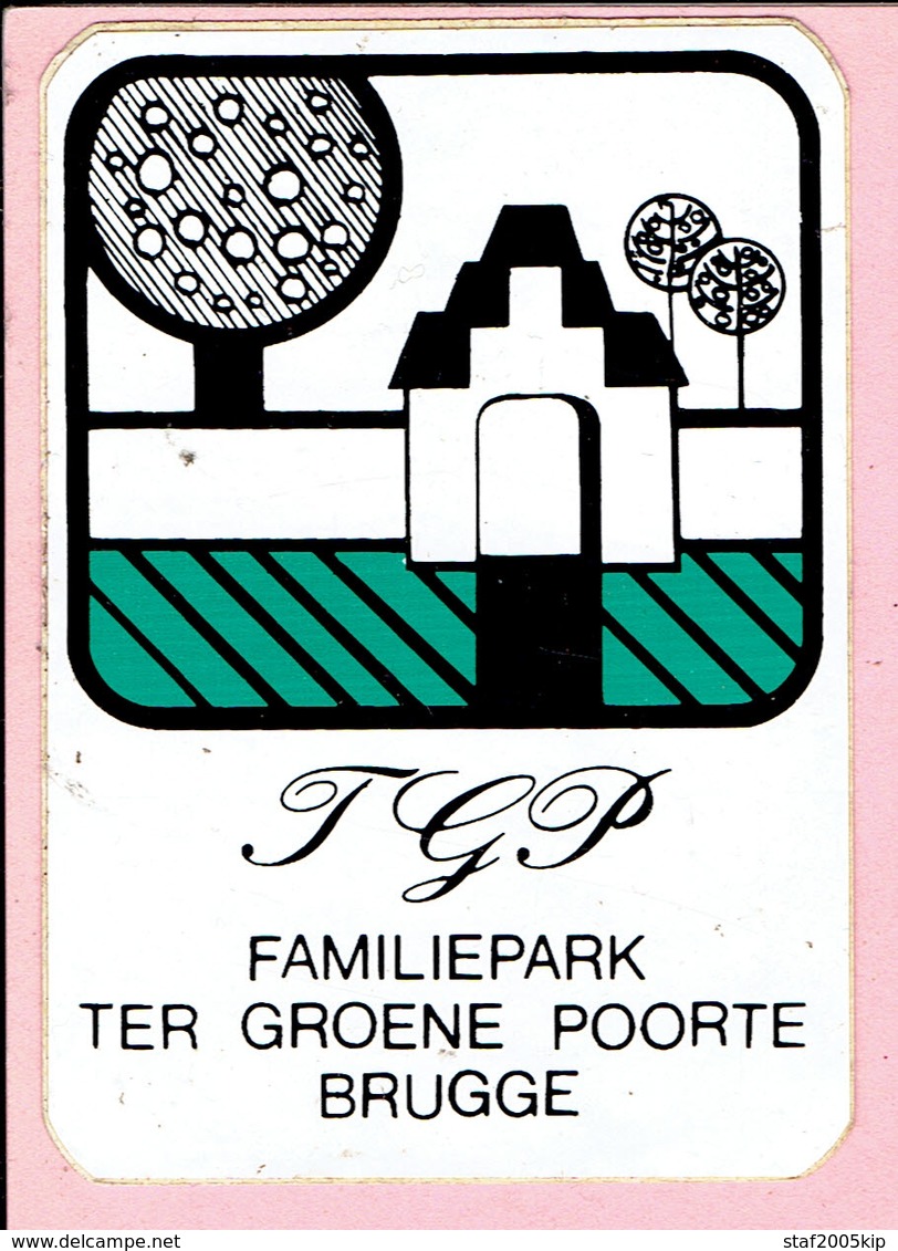 Sticker - TGP - Familiepark TER GROENE POORTE BRUGGE - Autocollants