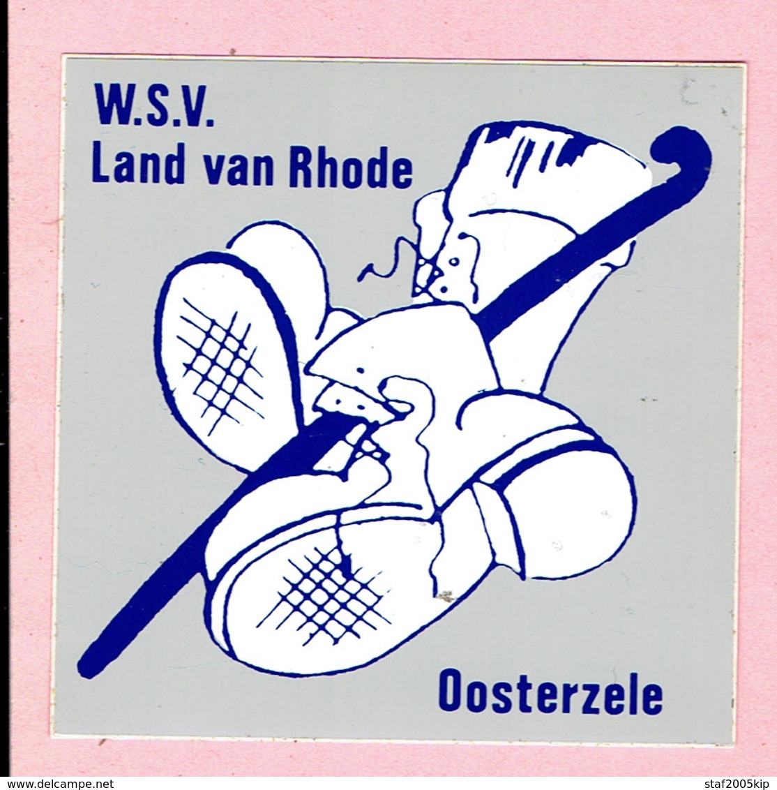 Sticker - W.S.V. Land Van Rhode - Oosterzele - Autocollants