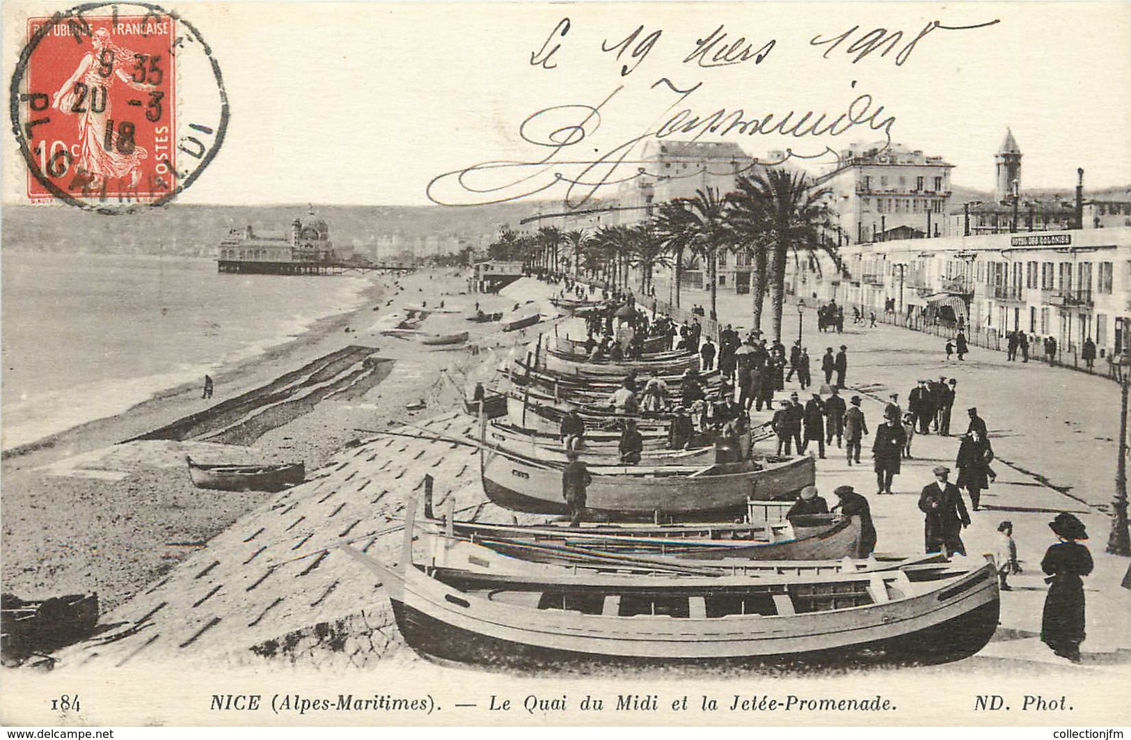 / CPA FRANCE 06 "Nice, Le Quai Du Midi Et La Jetée Promenade" - Autres & Non Classés