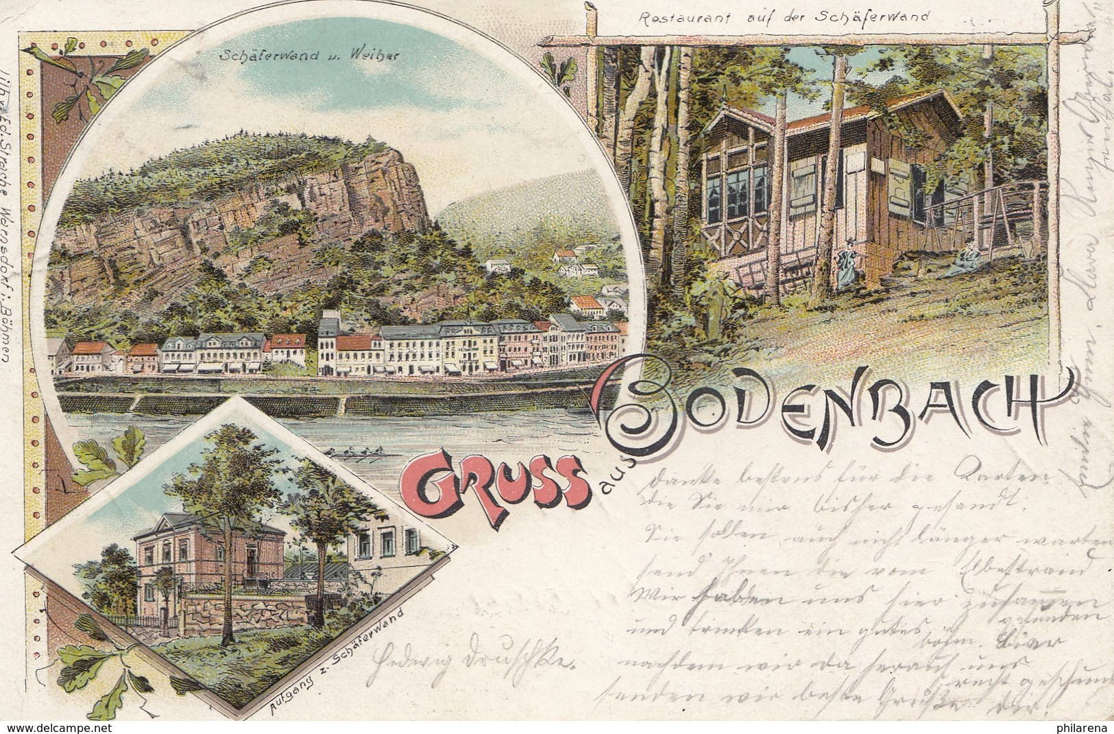 Österreich: 1898: Ansichtskarte Bodenbach Nach Döblen - Covers & Documents