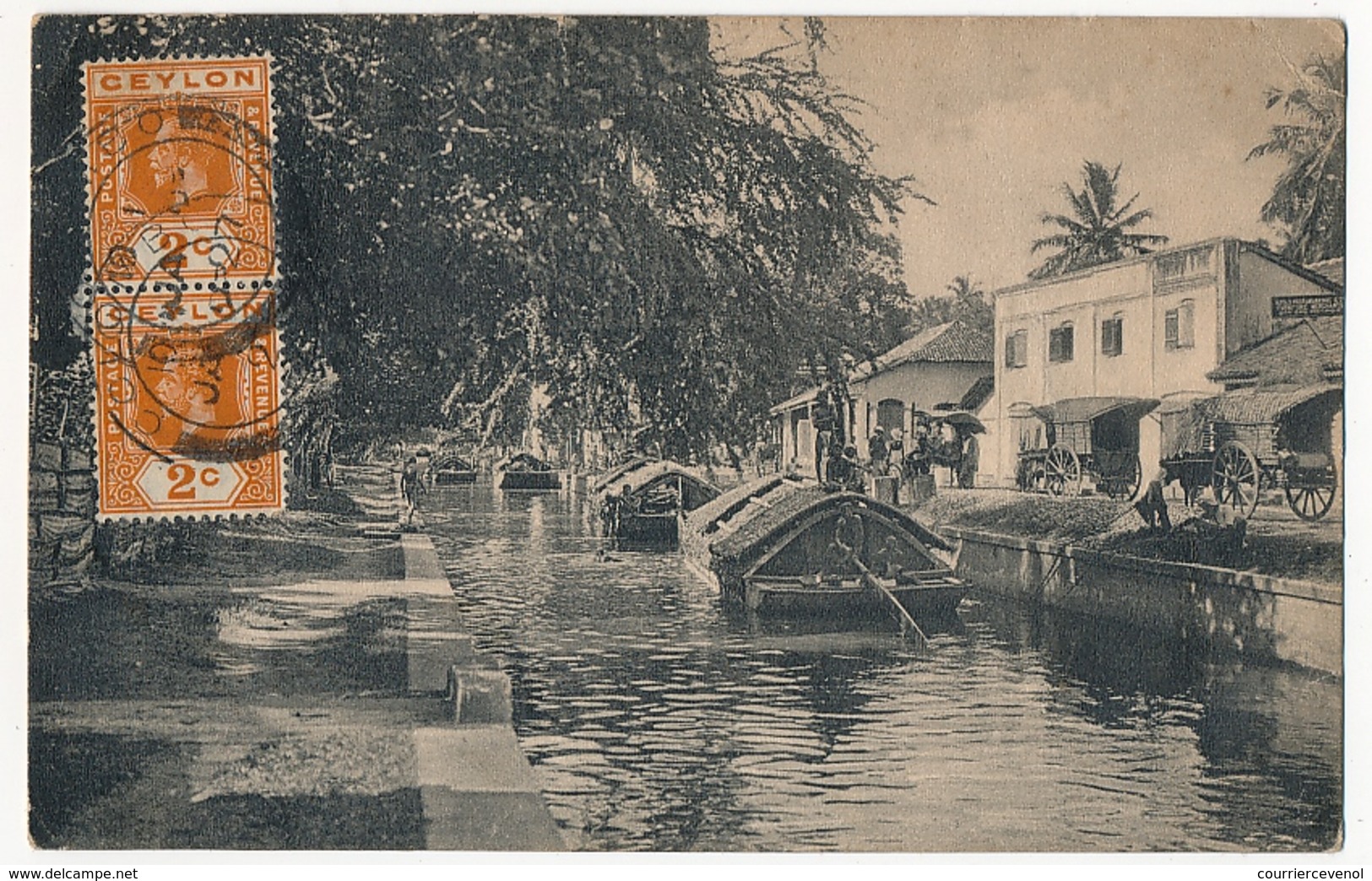 CPA - SRI LANKA (Ceylan) - NEGOMBO - Padda Boats In The Canal - Sri Lanka (Ceylon)