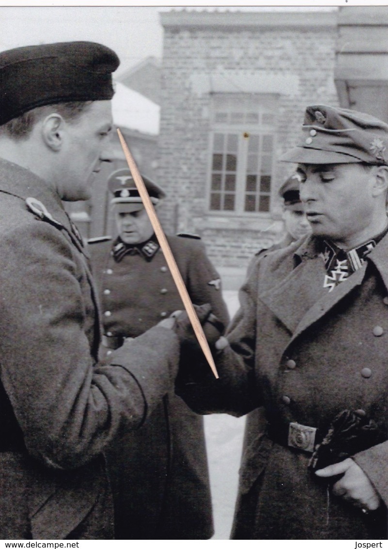 RPCP :Ancienne Photo De Presse. Sipho Bruxelles. Militaria. REX. Retour De Léon Degrelle - Célébrités