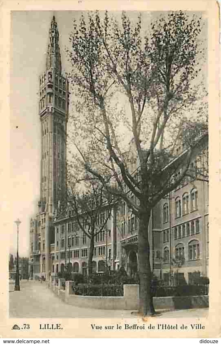 59 - Lille - Vue Sur Le Beffroi De L'Hôtel De Ville - Voir Scans Recto-Verso - Lille