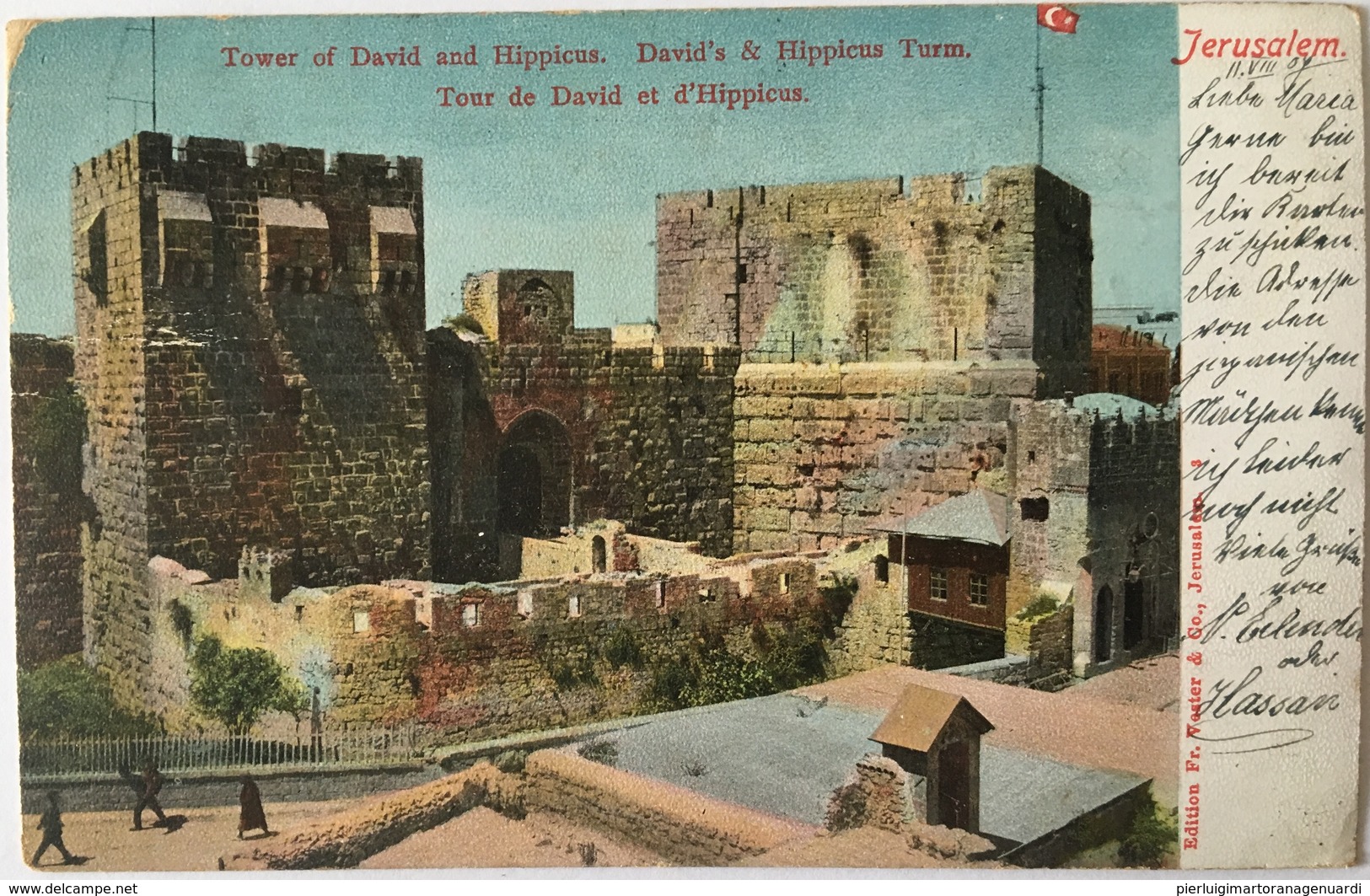 V 65051 Israele - Gerusalemme - Jerusalem - Tower Of David And Hippicus Turm - Israele