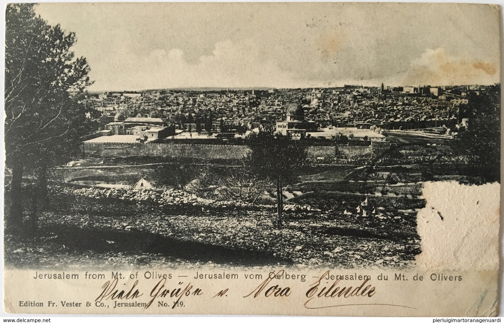 V 65052 Israele - Gerusalemme - Jerusalem From Mont Olives - Israele