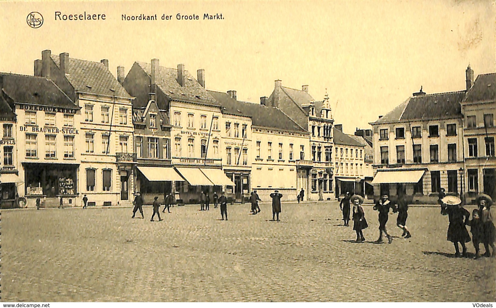 CPA - Belgique - Roeselare - Roulers - Noordkant Der Groote Markt - Roeselare