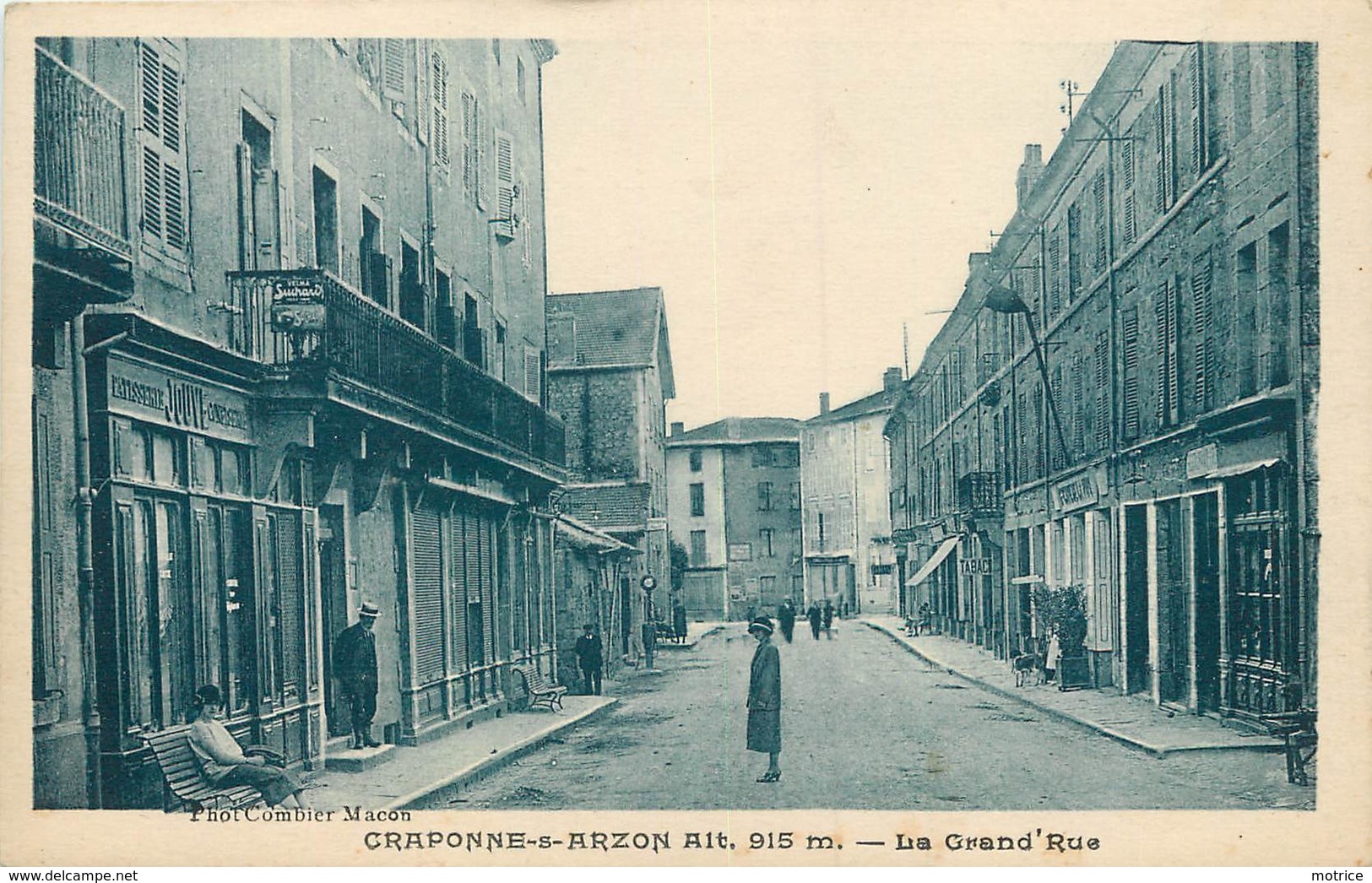 CRAPONNNE SUR ARZON - La Grand'rue.(patisserie Jouve). - Craponne Sur Arzon