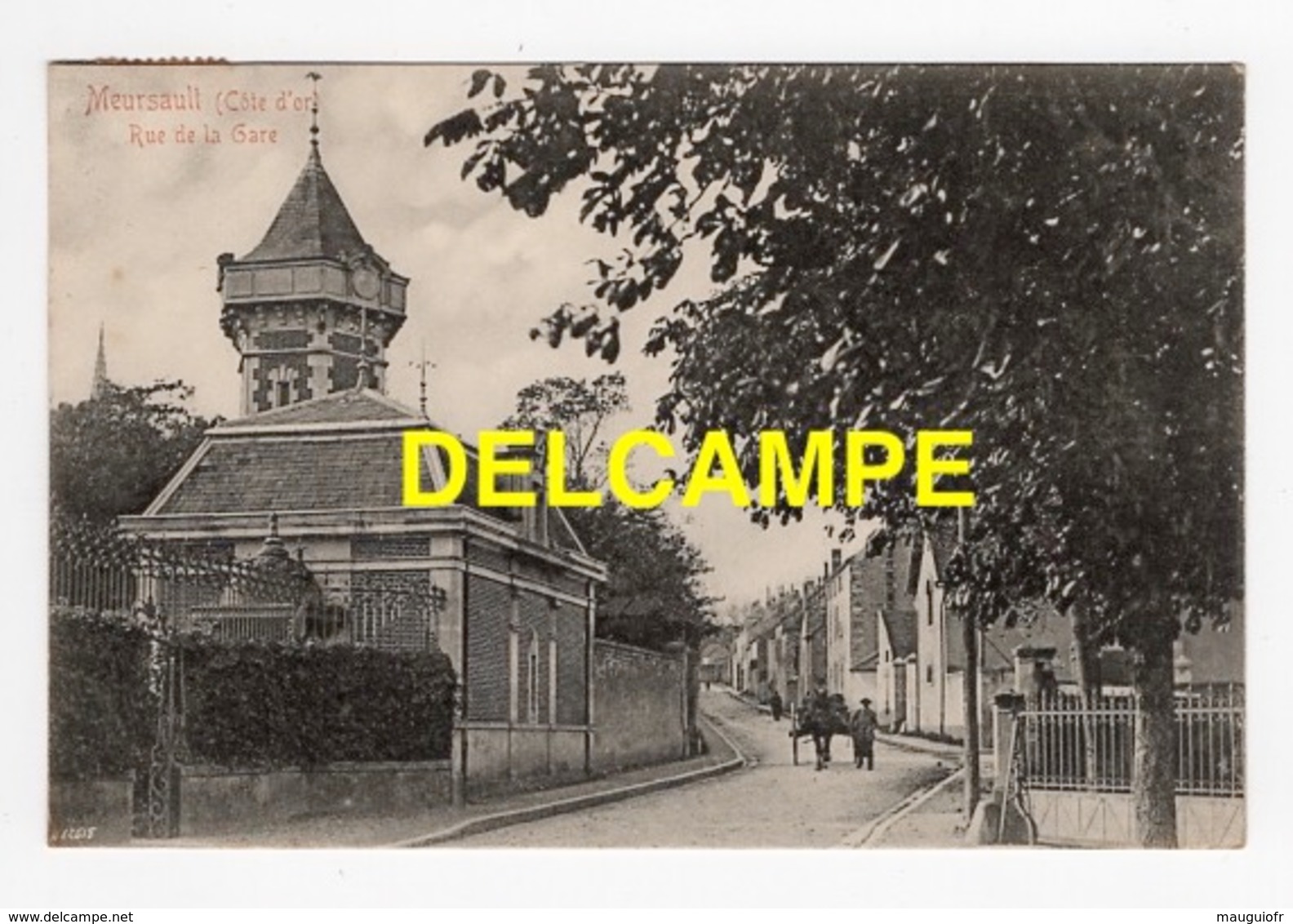 DD / 21 CÔTE D'OR / MEURSAULT / RUE DE LA GARE / ANIMÉE / 1905 - Meursault