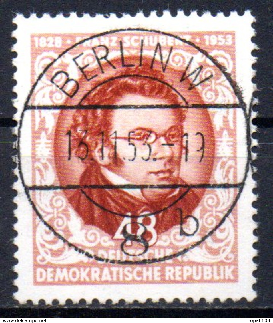 (DDR-BM1) DDR "125. Todestag Von Franz Schubert" Mi 404 Sauber Bedarfsgestempelt - Used Stamps