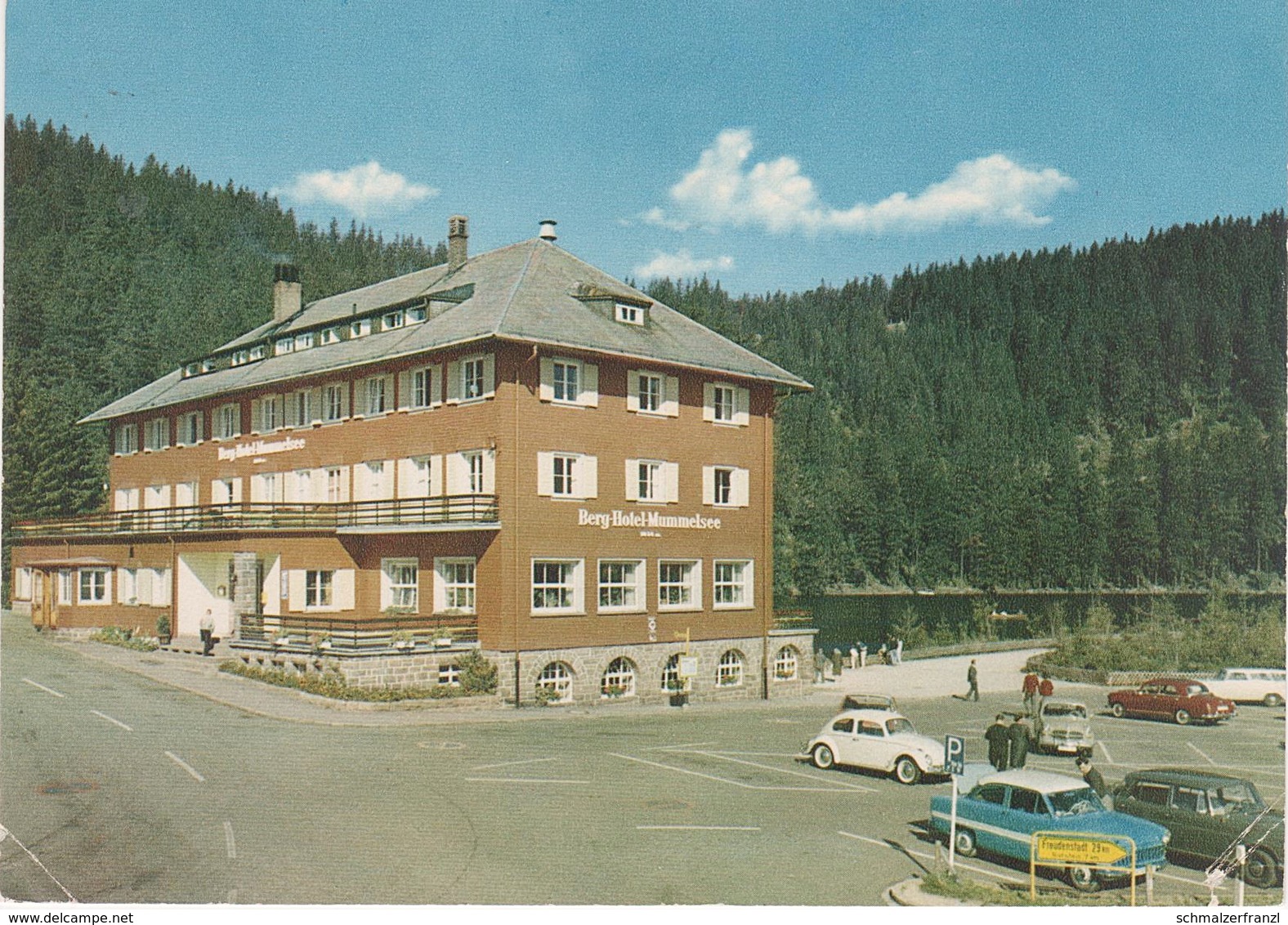 AK Mummelsee Berghotel Schwarzwald A Seebach Ottenhöfen Kappelrodeck Sasbachwalden Furschenbach Sasbach Lauf Achern - Achern