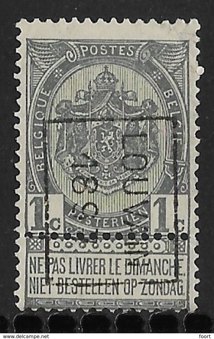 Leuven  1897  Nr.  100B - Roller Precancels 1894-99
