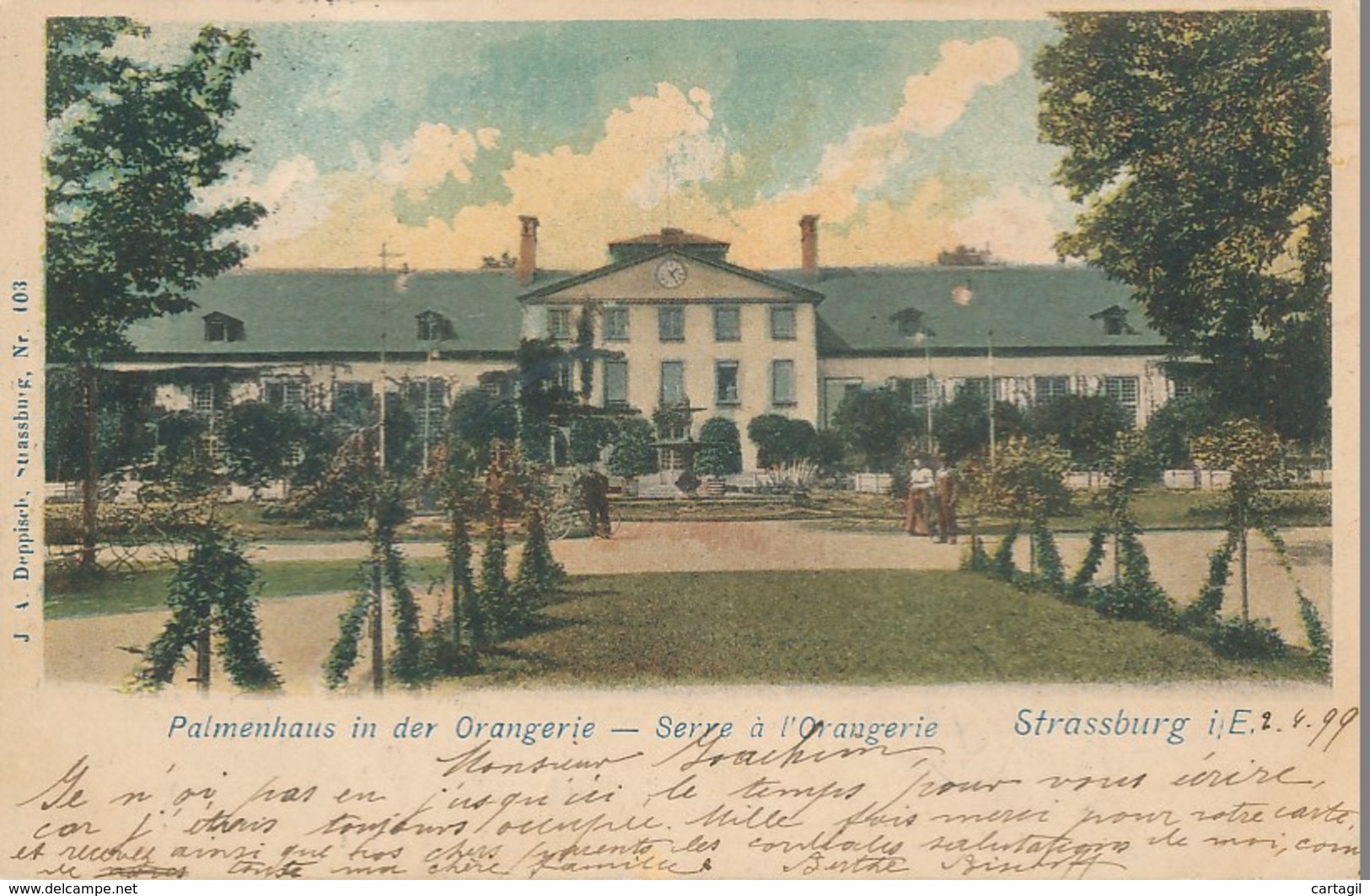 Lot -L400 -67- Strasbourg Orangerie -Belle sélection  de 38  cartes postales ( scans et description)