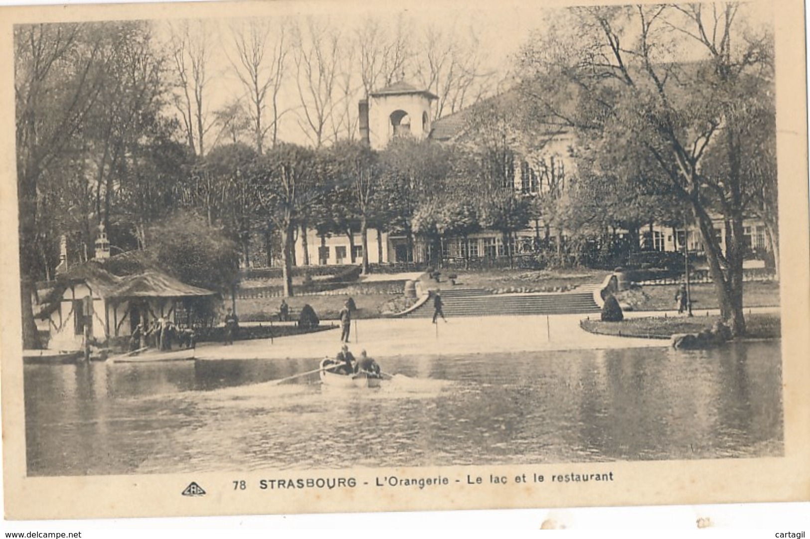 Lot -L400 -67- Strasbourg Orangerie -Belle sélection  de 38  cartes postales ( scans et description)