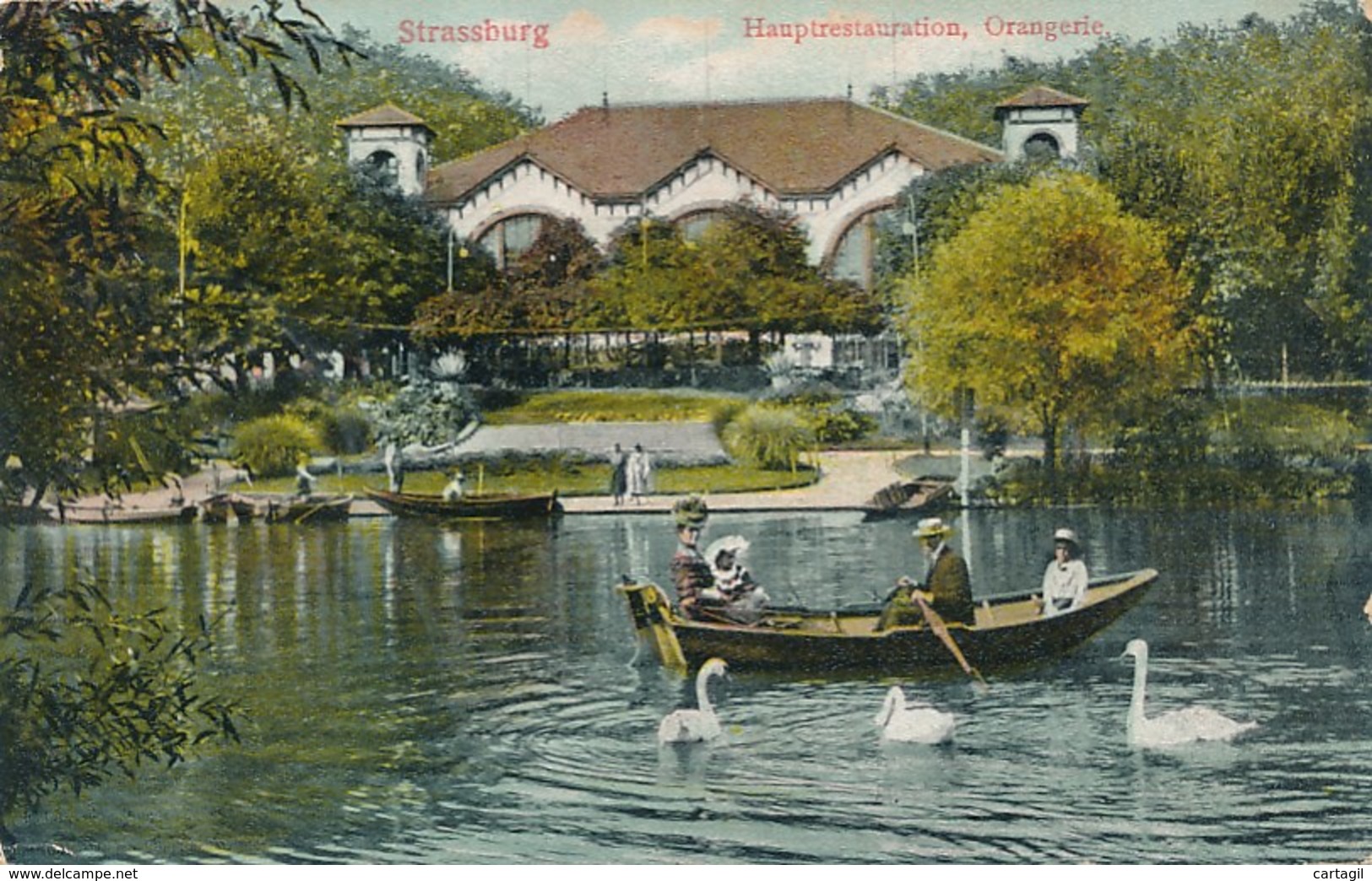 Lot -L400 -67- Strasbourg Orangerie -Belle sélection  de 38  cartes postales ( scans et description)