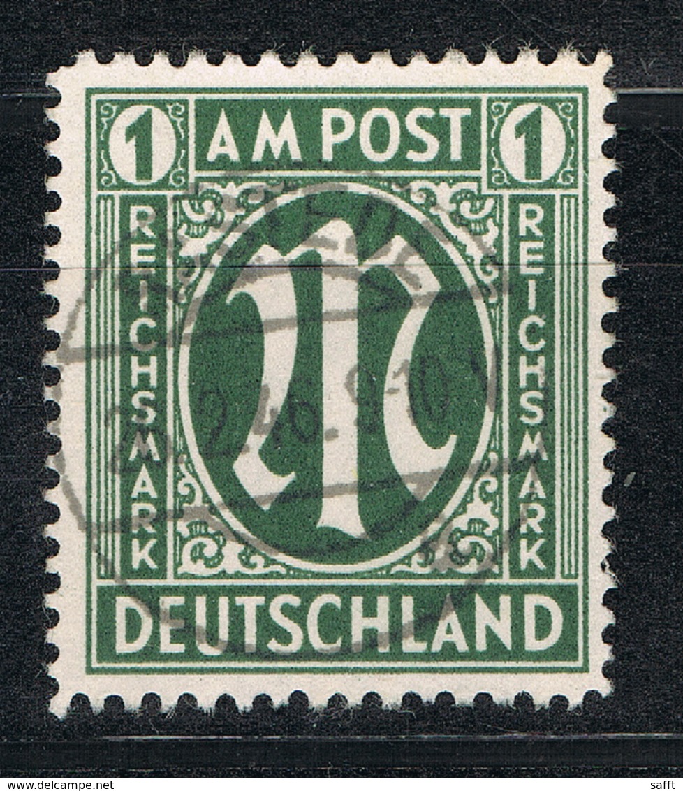 Bizone 35 Gestempelt – 1 Mark AM-Post, Deutscher Druck 1946 - Other & Unclassified