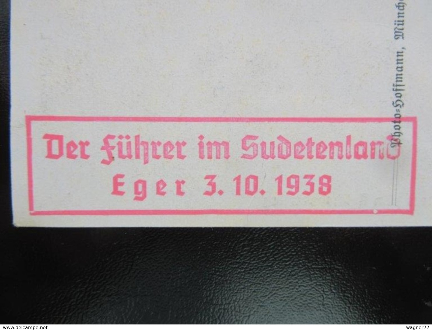 Propaganda Postkarte Reichsparteitag 1938 Hitler Himmler Leibstandarte - Stempel Sudetenland Eger - Erhaltung II - Briefe U. Dokumente