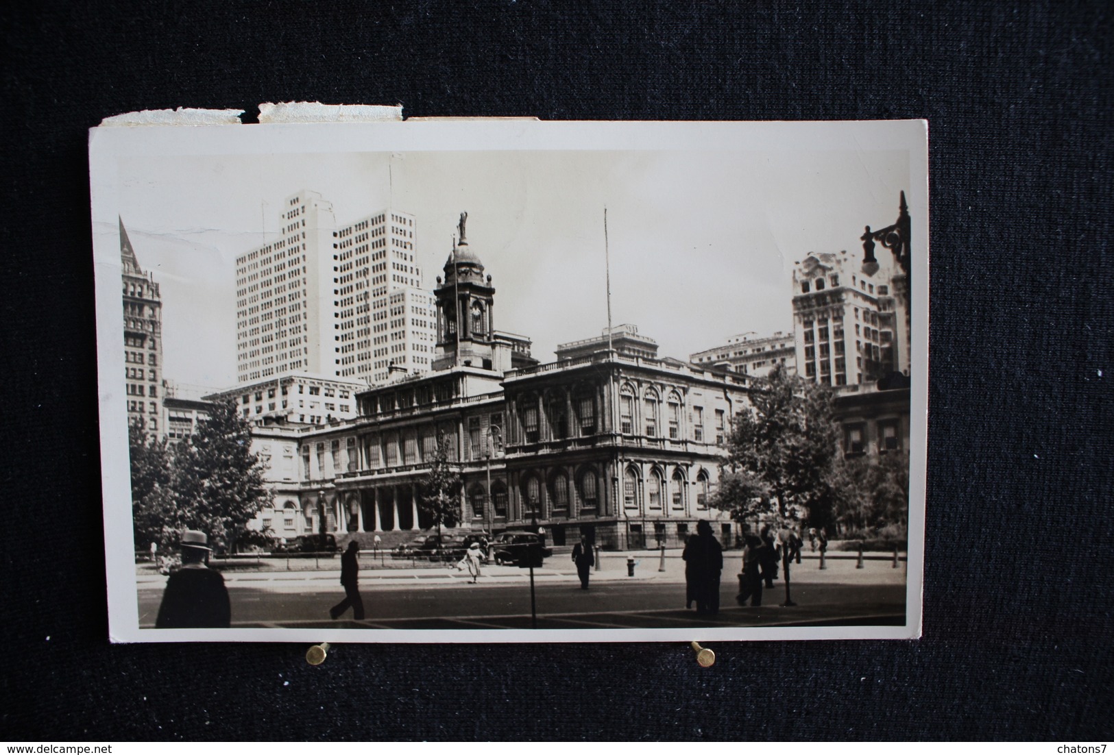 JA 106 -  Amérique - Etats-Unis - New York - City Hall - Circulé 1948 - Timbres Dépassent La Carte - Autres Monuments, édifices