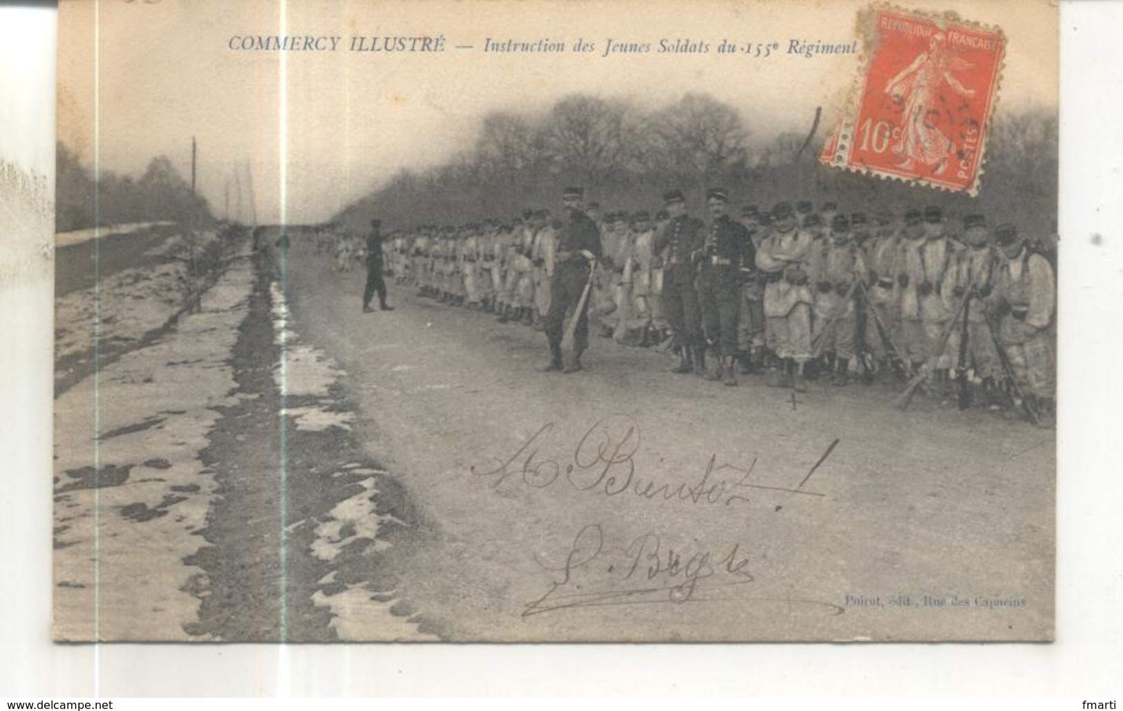 Commercy Illuetré, Instruction Des Jeunes Soldats Du 155e Régiment - Commercy