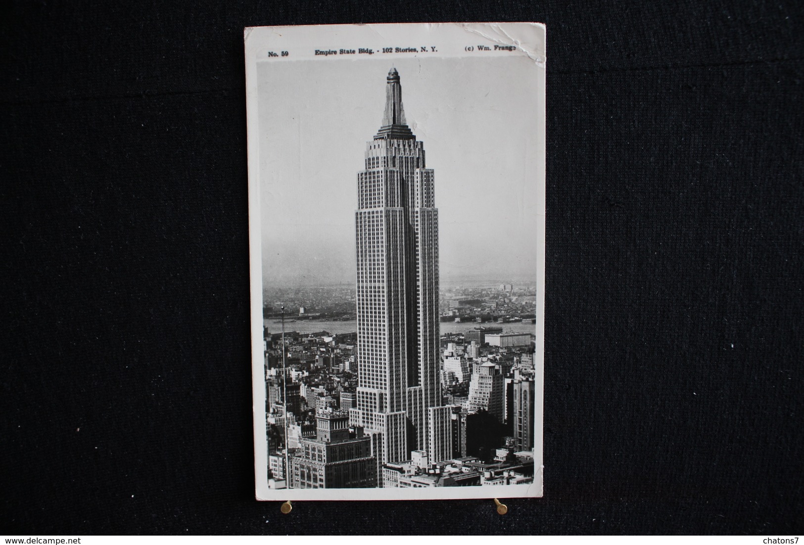 JA 87 -  Amérique - Etats-Unis - New York - Empire State Blg N.Y - Circulé 1947 - - Empire State Building
