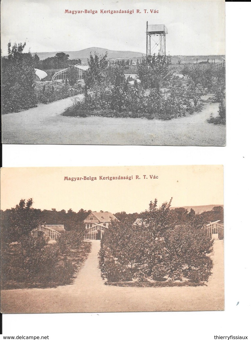 Hongrie - Magyar-Belga - Lot De 2 Cartes Postales - Kertgazdasági - R.T. Vác - 2 Scans. - Ungheria