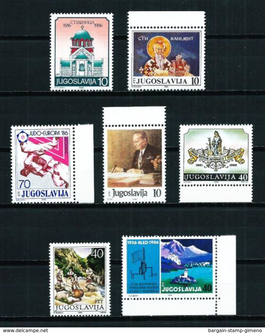 Yugoslavia LOTE (7 Series)** Cat.10€ - Lots & Serien