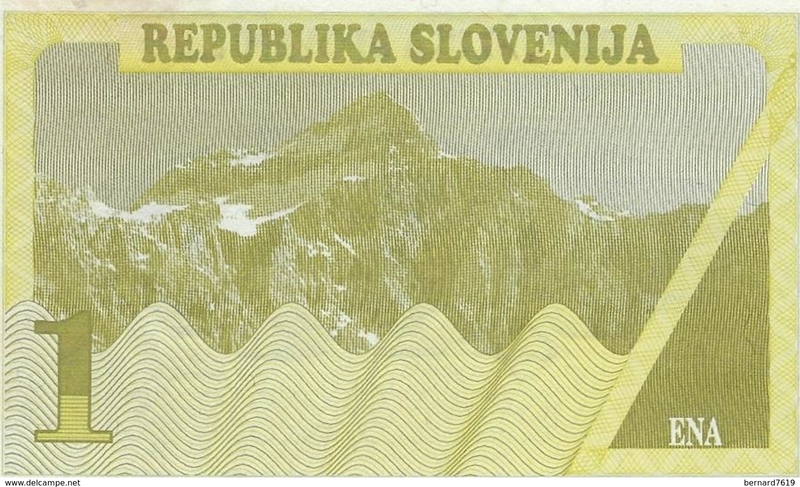 Billet De Banque  Slovaquie   Republica Slovenija Valeur 1 - Slowakije