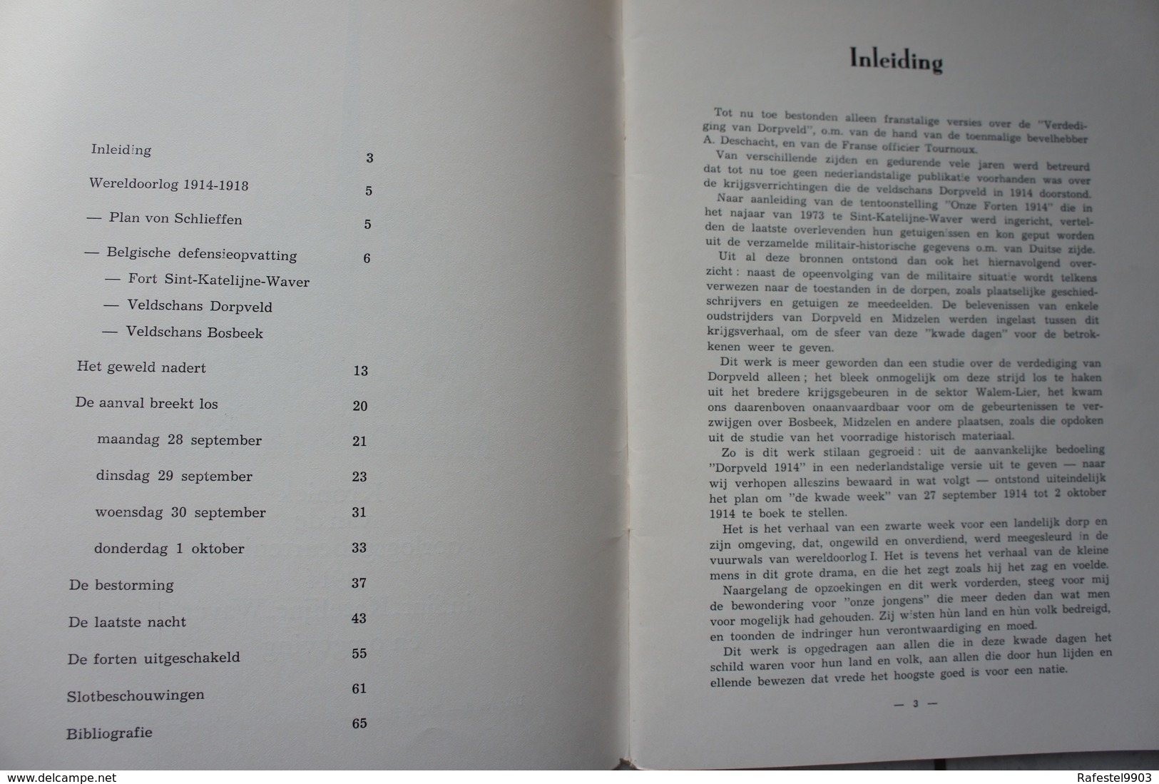 Boek Vesting ANTWERPEN Oorlogsgebeurtenissen 1914 SINT KATELIJNE WAVER En Omgeving Fortification Fort Bunker - Guerre 1914-18