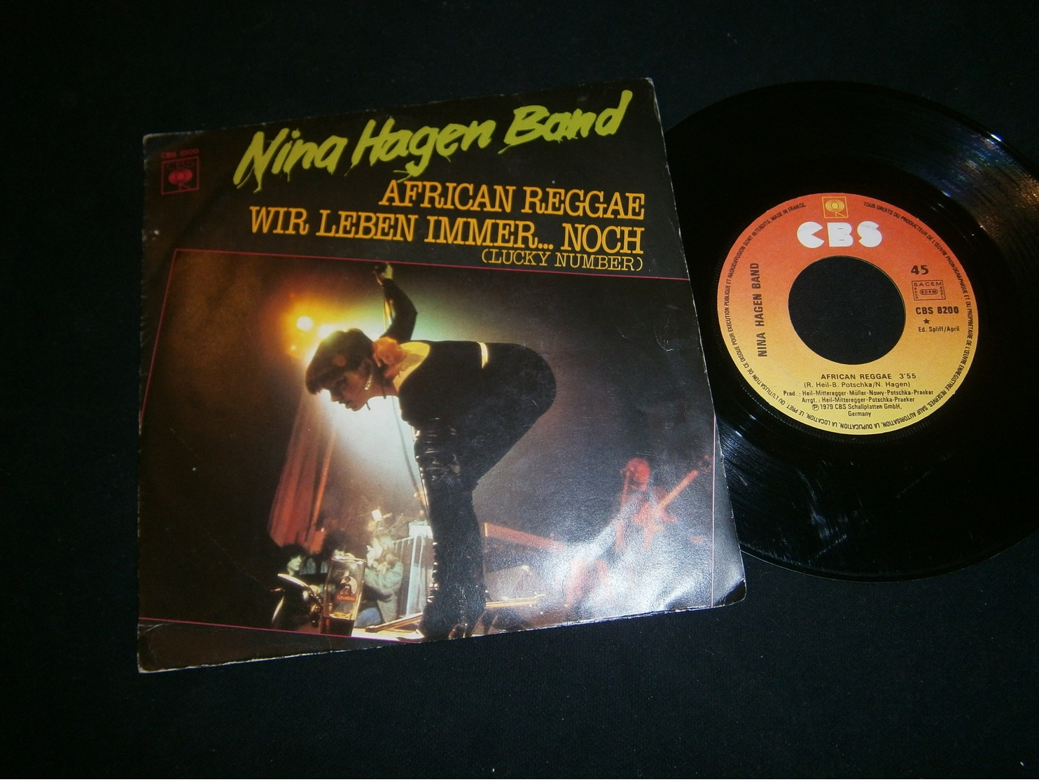 SP 45t / NINA HAGEN African Reggae 1979 - Altri - Musica Tedesca