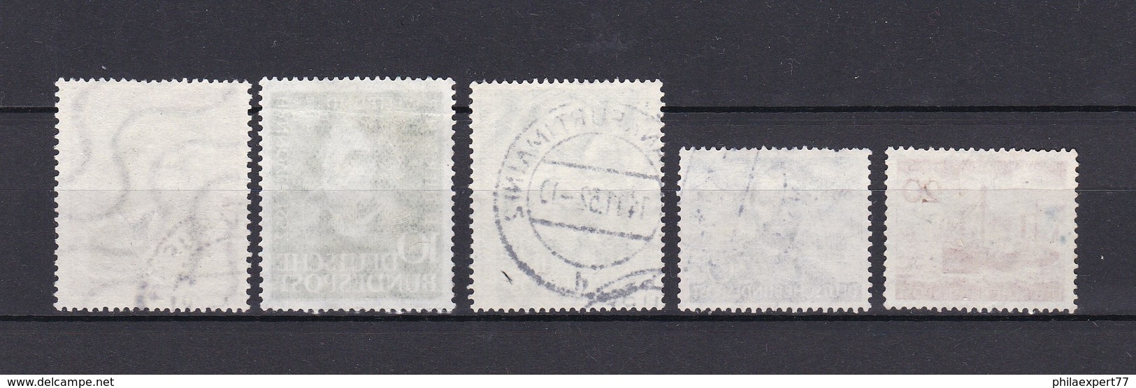 BRD - 1952 - Michel Nr. 148/152 - Gest. - 50 Euro - Gebraucht