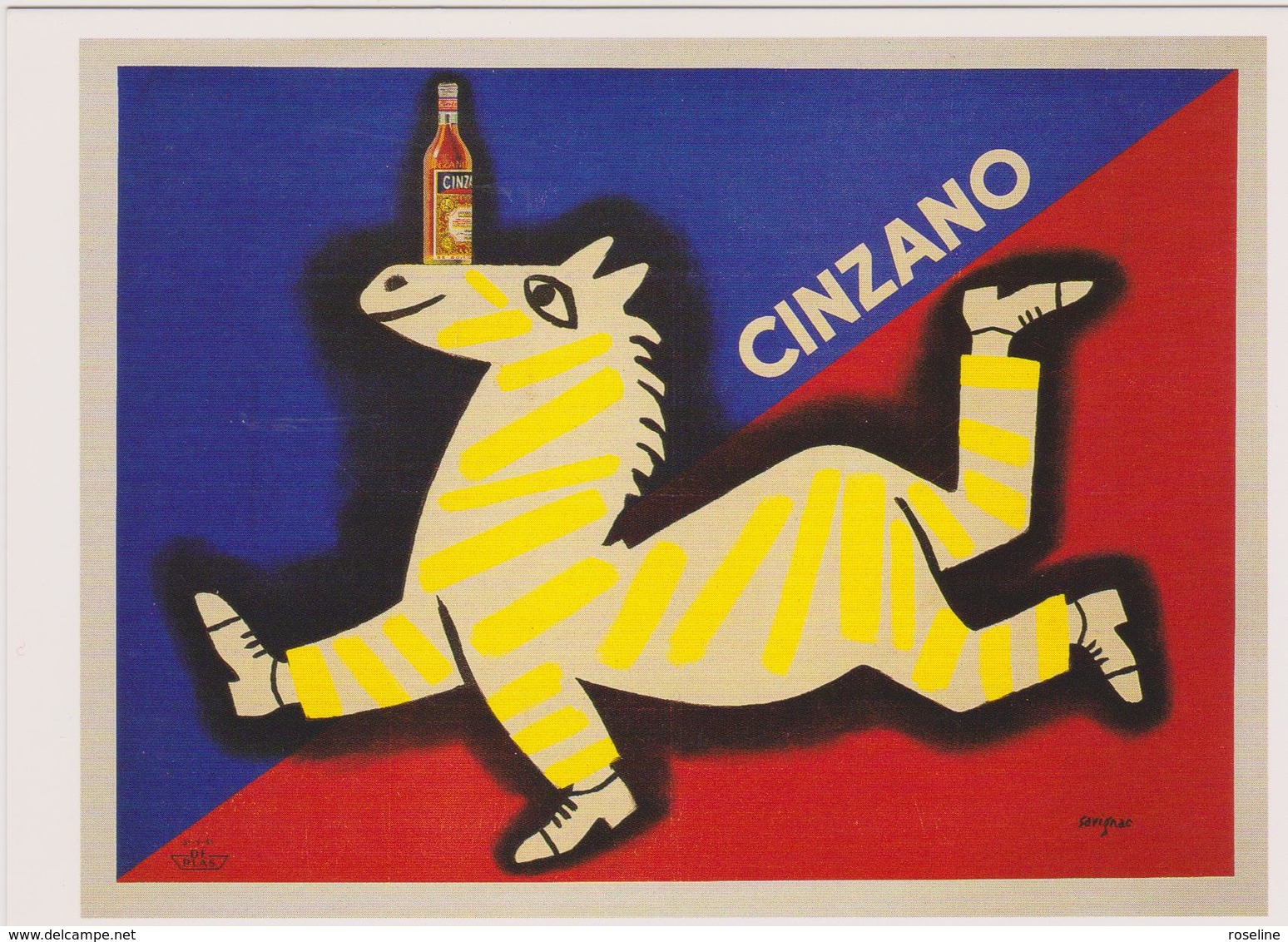 SAVIGNAC  Ed Forney N°13 Série Aperitif - Alcool Publicité Cinzano - CPM 10,5x15  Etat Luxe 1998 Neuve - Savignac
