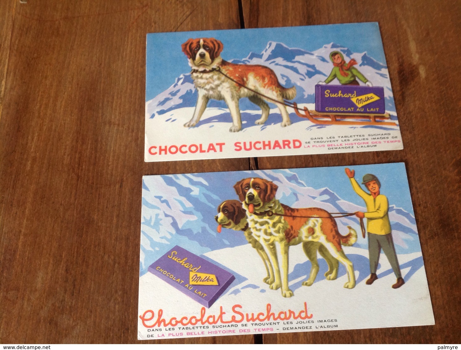 Buvards Chocolat Suchard - Chocolat