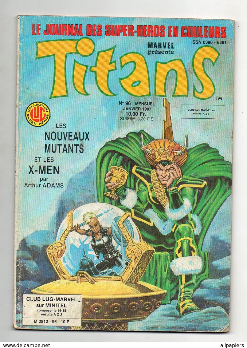 Titans N°96 La Guerre Des étoiles - Epsilon - La Vision Et La Sorcière Rouge De 1987 - Titans