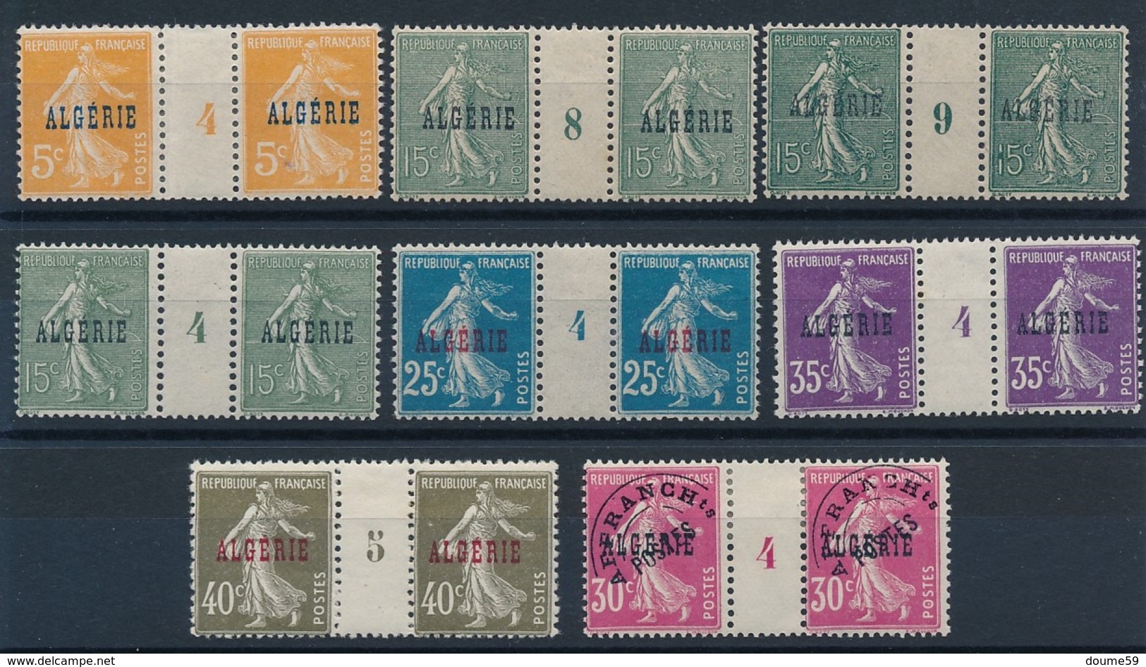 DI-279: ALGERIE: Lot Avec Millésimes * - Unused Stamps