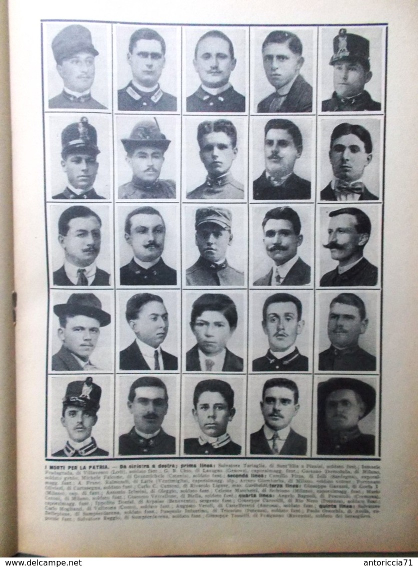 La Guerra Italiana 9 Gennaio 1916 WW1 San Michele Nido Rotondi Austria Medaglie - War 1914-18