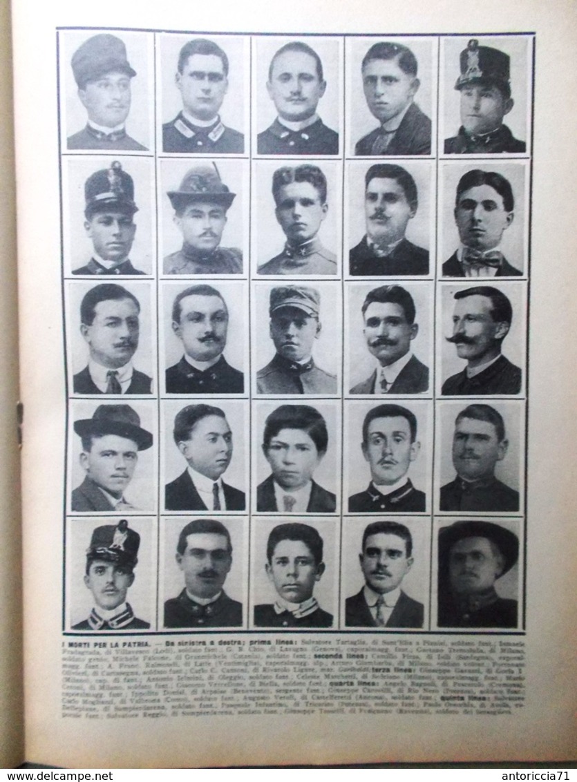 La Guerra Italiana 9 Gennaio 1916 WW1 San Michele Nido Rotondi Austria Medaglie - Guerra 1914-18