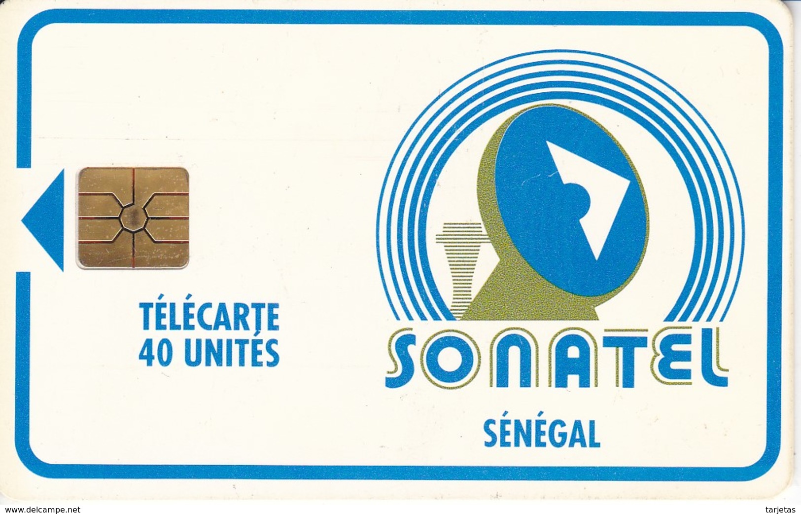 TARJETA DE SENEGAL DE 40 UNITES DE SONATEL - Senegal