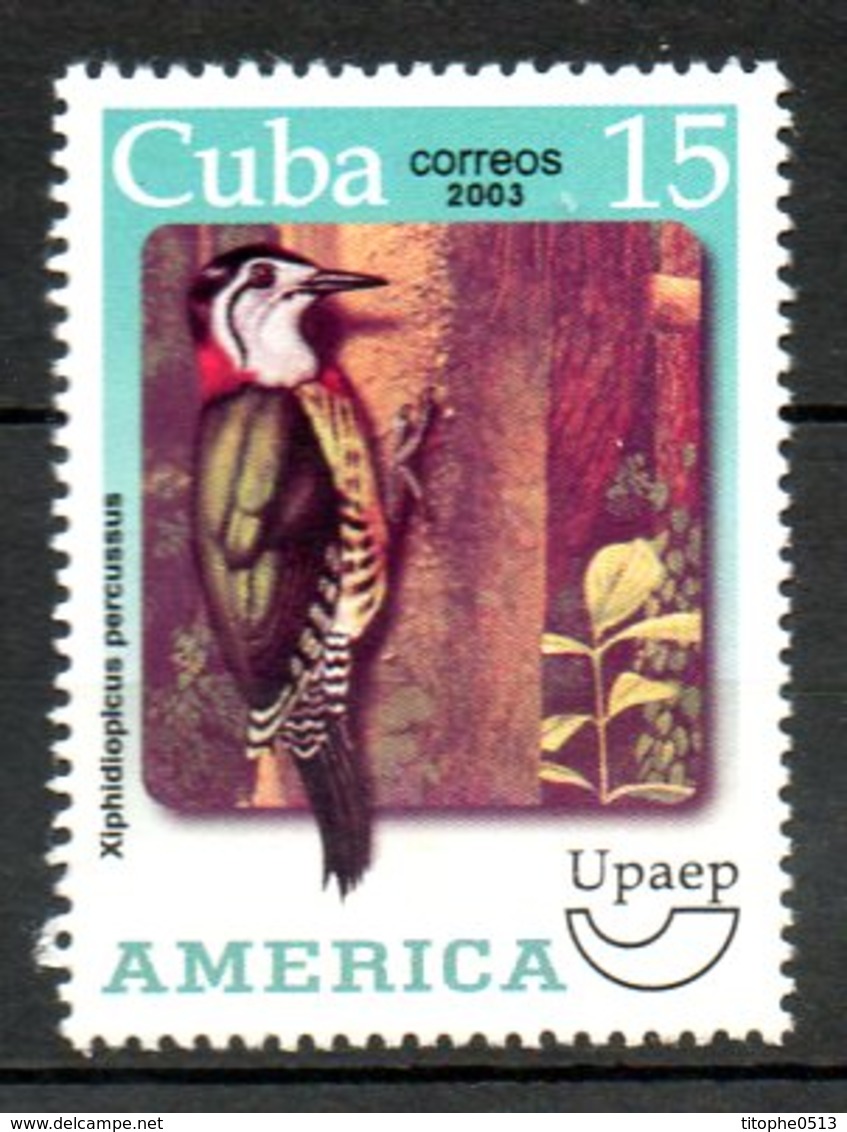 CUBA. N°4115 De 2003. UPAEP Pic. - Specht- & Bartvögel