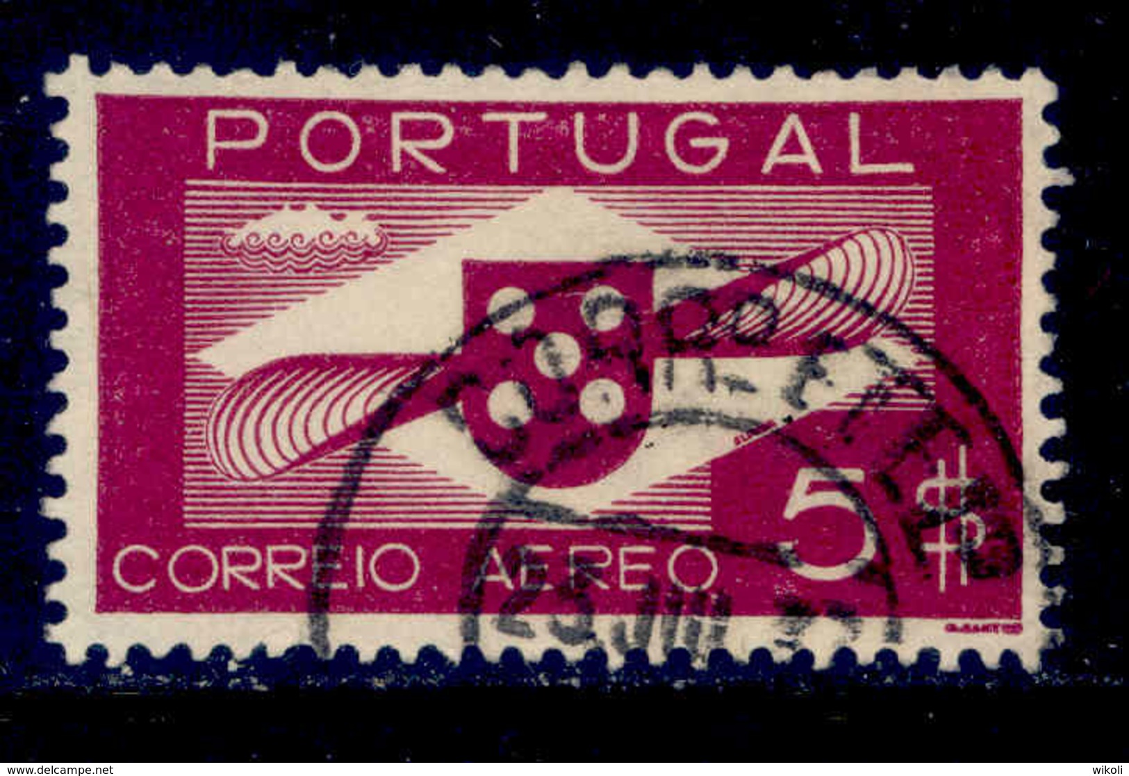 ! ! Portugal - 1936 Air Mail 5$00 - Af. CA 06 - Used - Usado