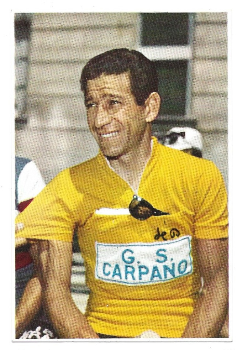 Gastone Nencini Mailot Jaune G. S. Carpano Ph. Miroir-Sprint - Ciclismo