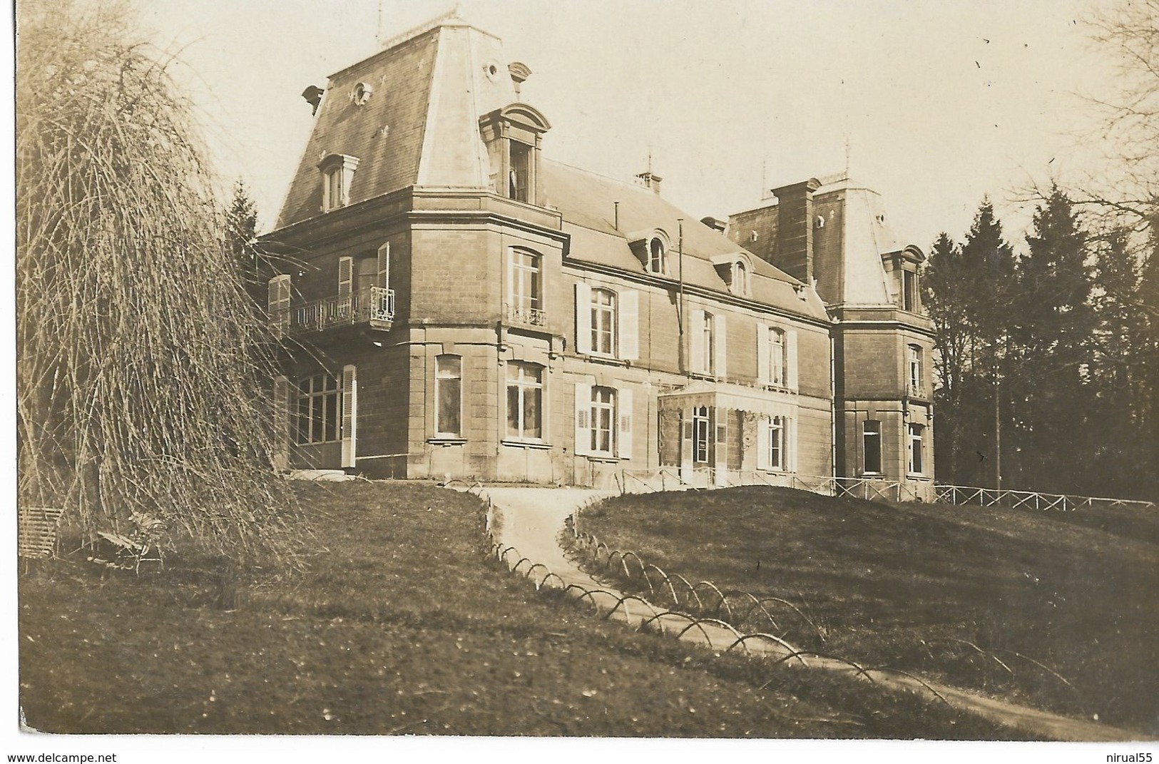 Ardennes BUZANCY Carte Photo Le Chateau ..  .G - Autres & Non Classés