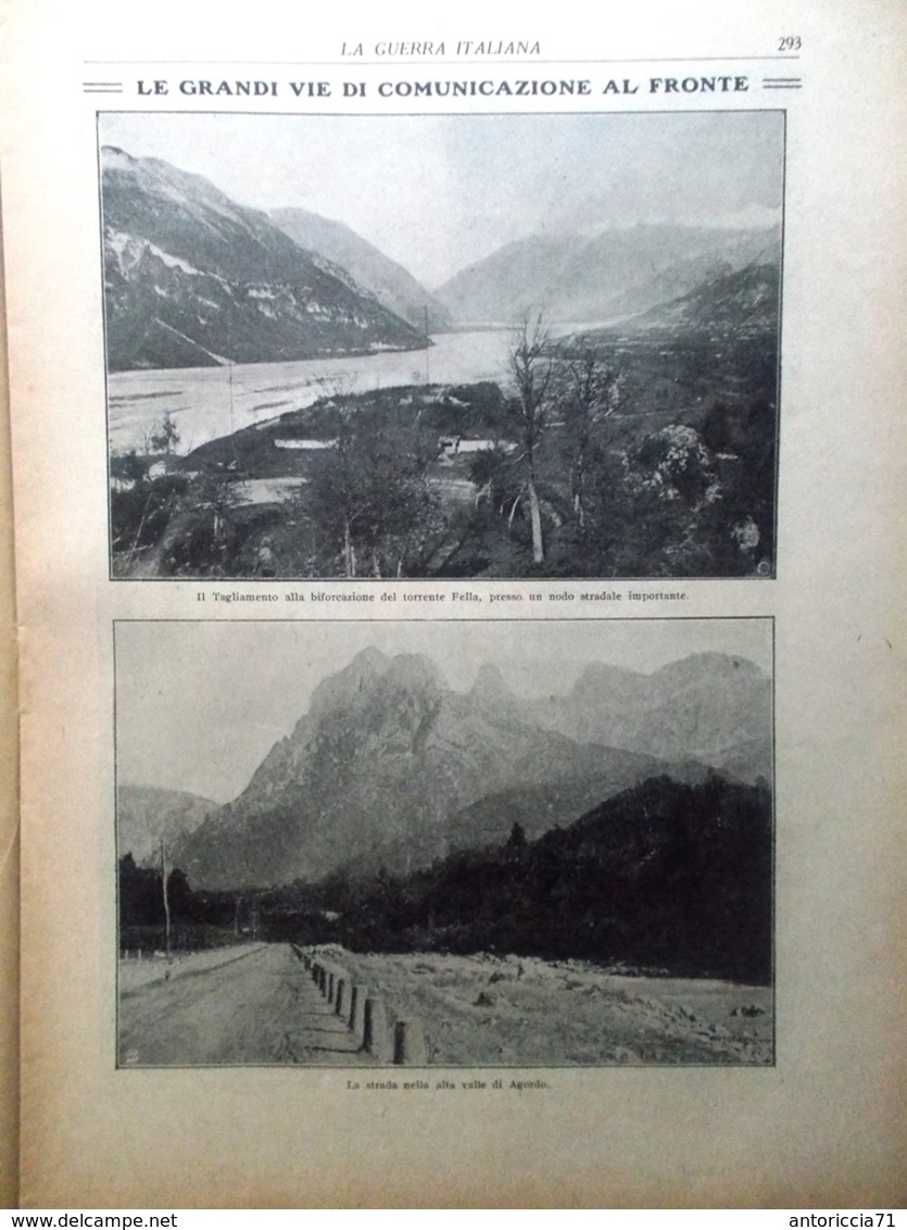 La Guerra Italiana 26 Marzo 1916 WW1 Martino Isonzo Alto Adige Tagliamento Selz - Guerre 1914-18