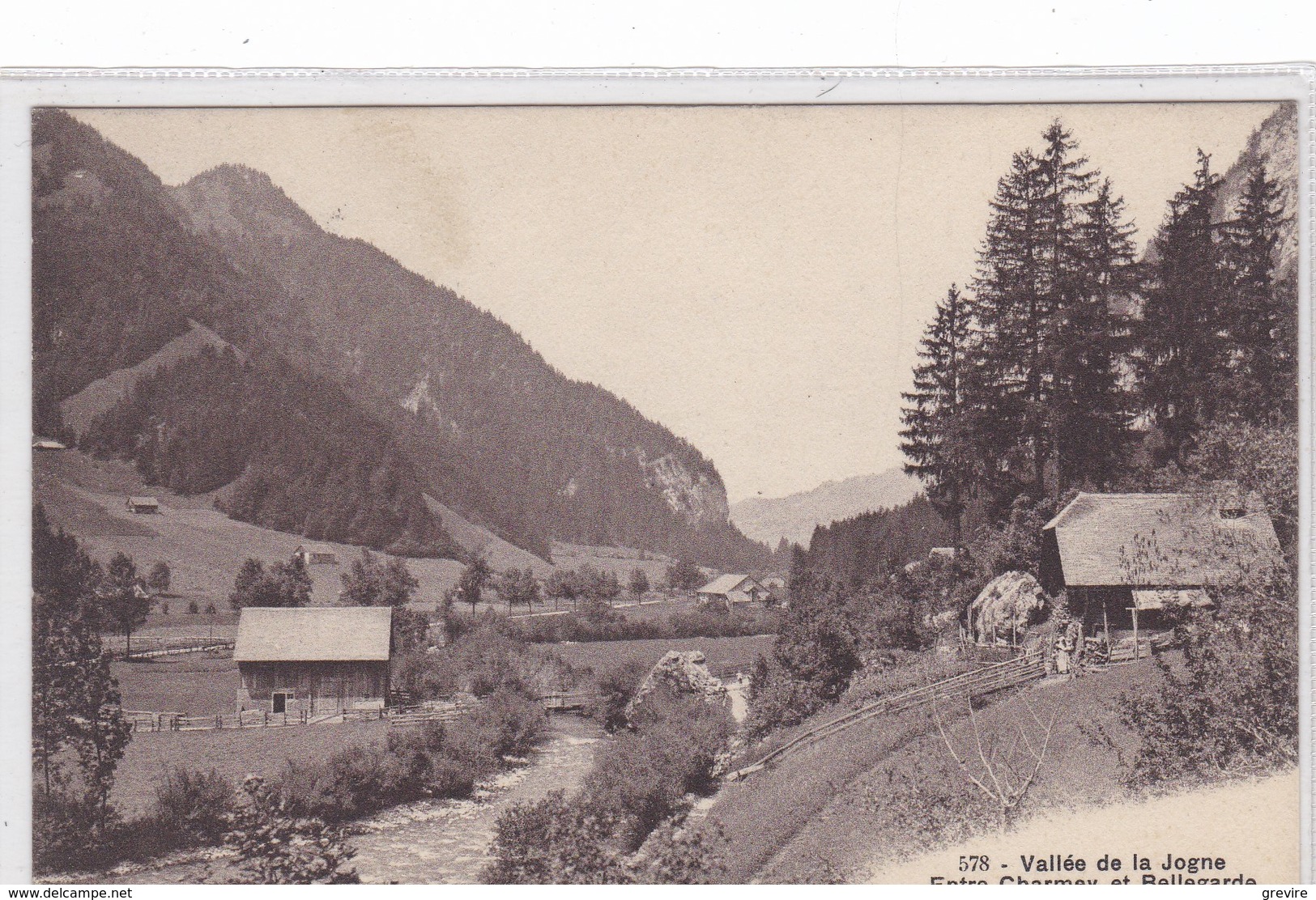 Vallée De La Jogne Entre Charmey Et Bellegarde - Bellegarde