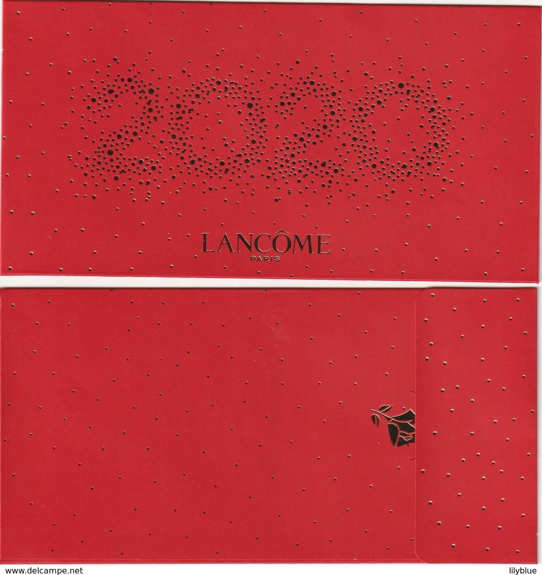 Nouvel An Chinois  2020** Le RAT ** Enveloppe Rouge **  Red Pocket  **  LANCÔME ** R/V - Modernes (à Partir De 1961)