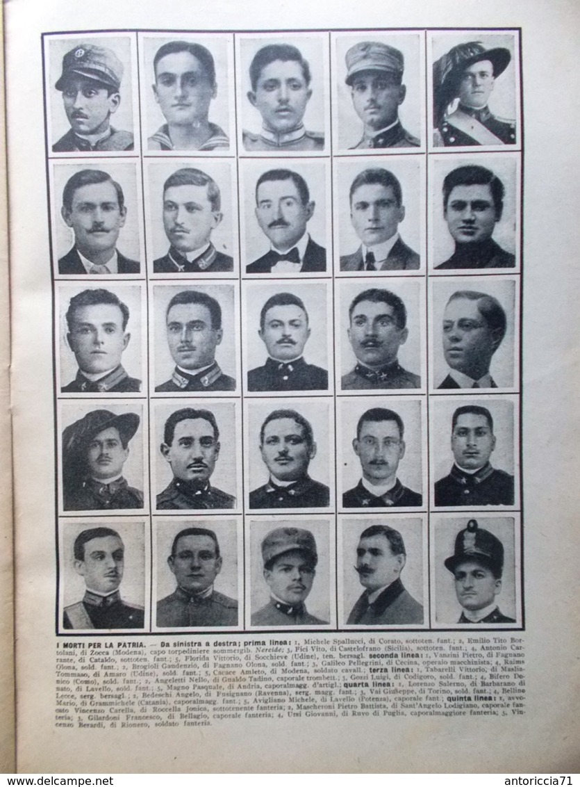 La Guerra Italiana 23 Aprile 1916 WW1 Croce Rossa Organizzazione Sanitaria Riva - Weltkrieg 1914-18