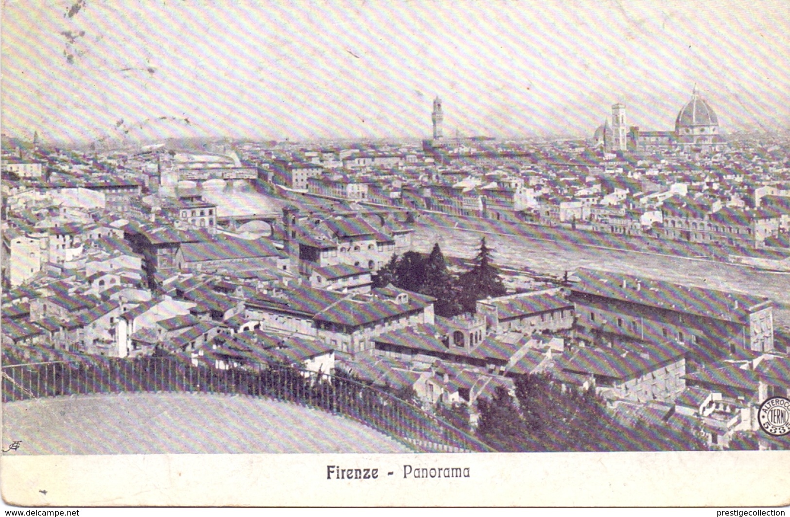 FIRENZE PANORAMA  1909 POST CARD   (FEB200112) - Firenze